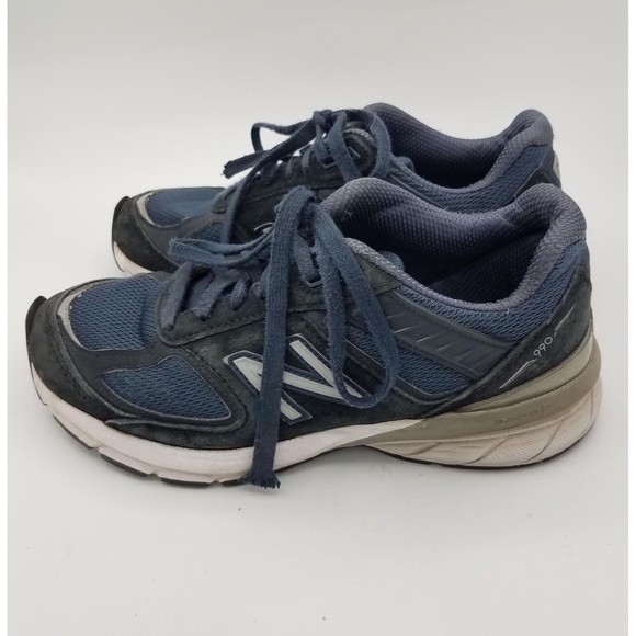New Balance 990v5 Made In USA Women's 6 Running Shoes Navy W990NV5 NO INSOLES - Picture 1 of 13
